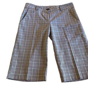 EUC Tattersall Pattern Bermuda Shorts